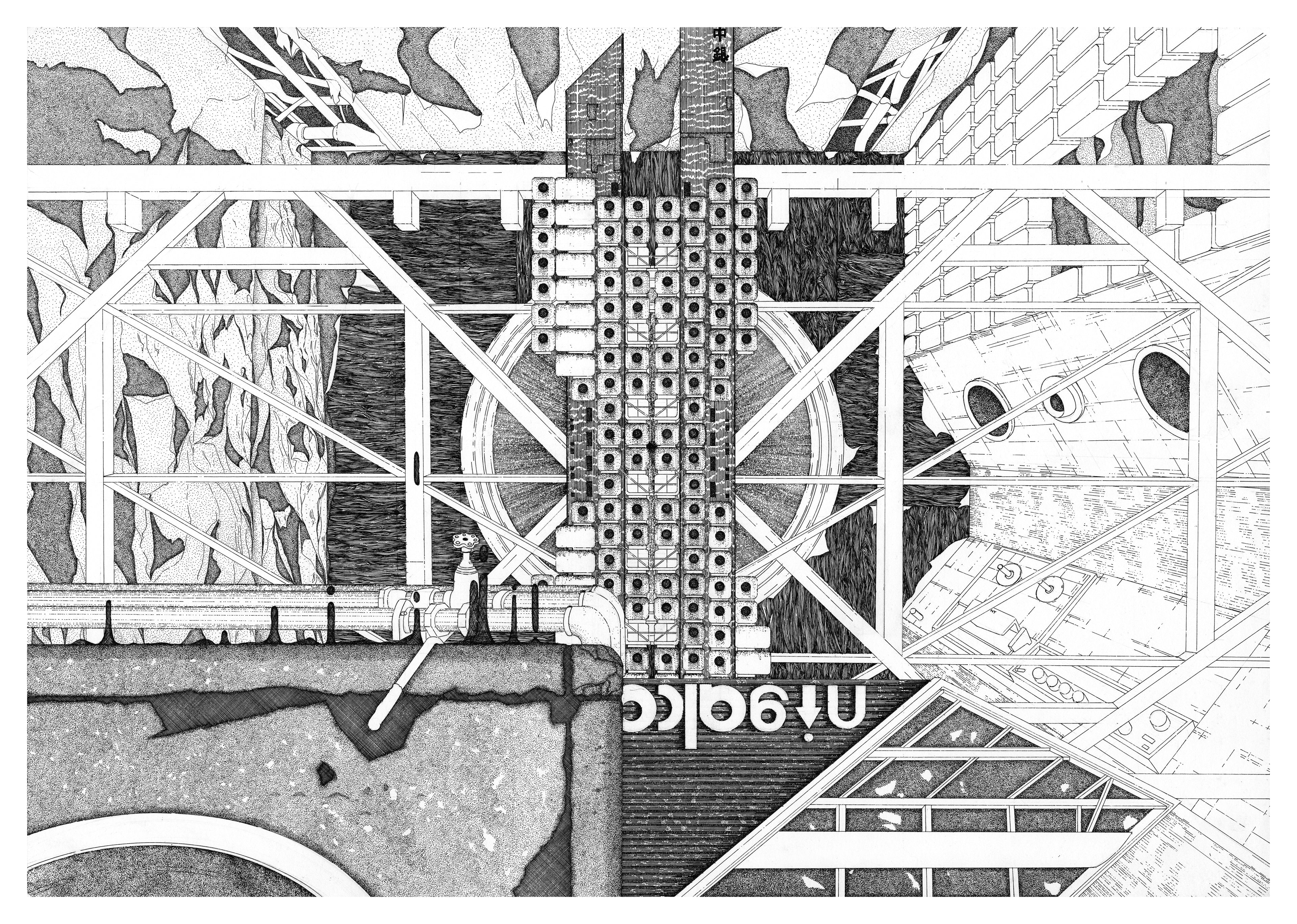 Nakagin Capsule Tower: Running Out of Time! - Limited Edition Fine Art Print