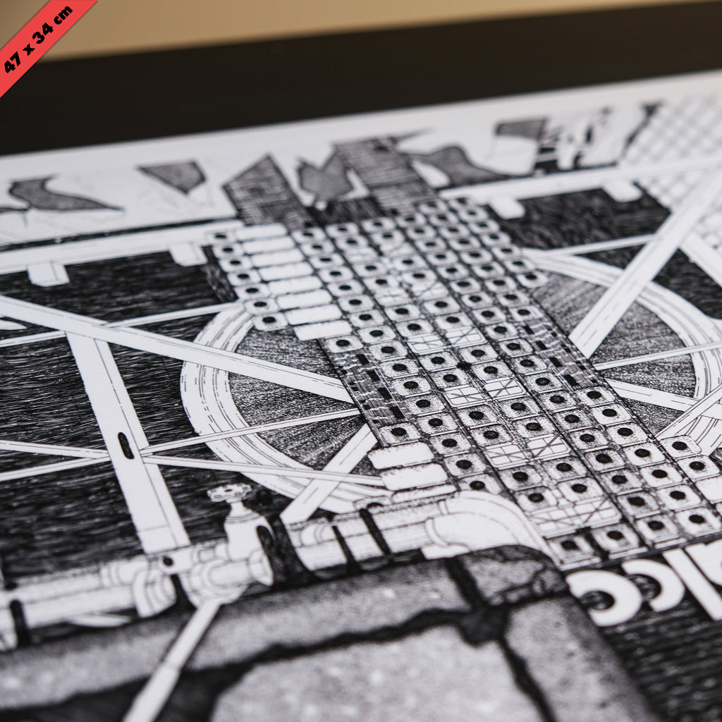 Nakagin Capsule Tower: Running Out of Time! - Limited Edition Fine Art Print